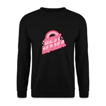 Meilleure maman | Meilleure mère - Sweat-shirt Unisexe - noir - Devant - Alina (178cm) & Michal (187cm)