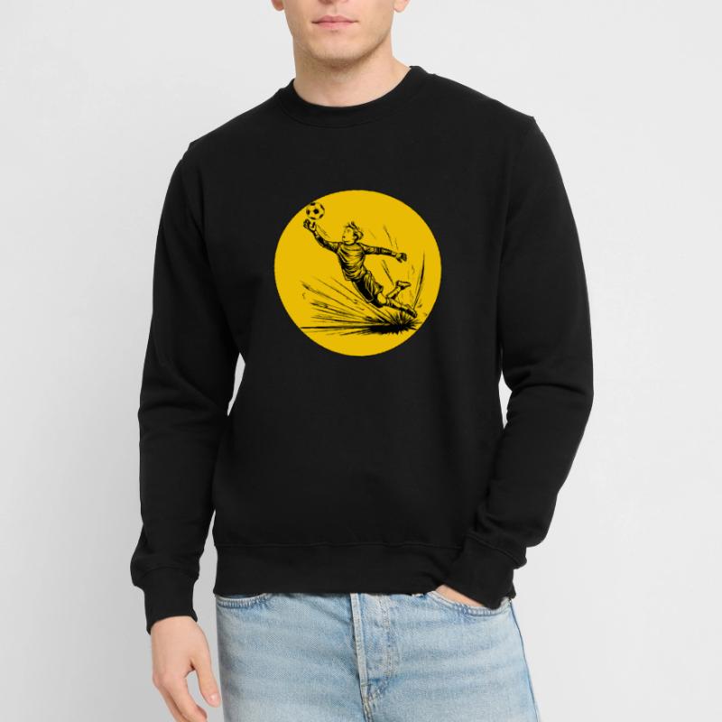 Torwart (schwarz-gelb) Unisex Pullover