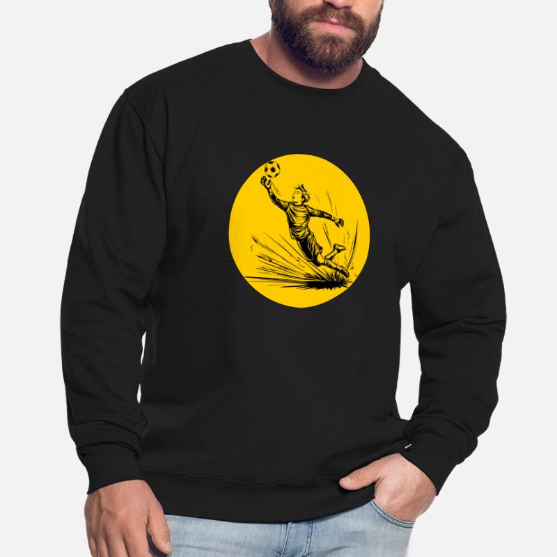 Torwart (schwarz-gelb) Unisex Pullover