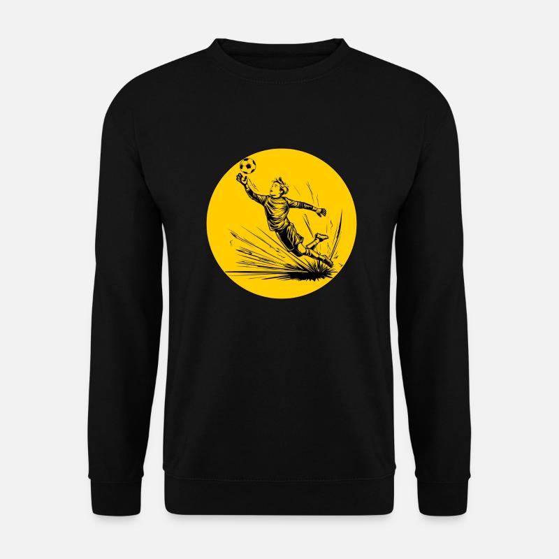 Torwart (schwarz-gelb) - Unisex Pullover - Schwarz