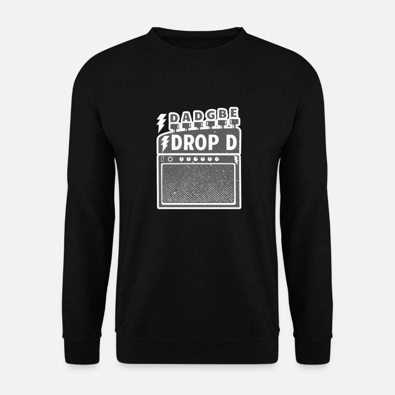 Drop D guitar tuning - Unisex Sweatshirt - black