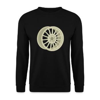 Felge - Unisex Pullover - Schwarz - Vorne - Alina (178cm) & Michal (187cm)