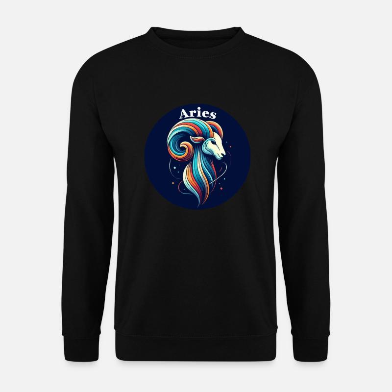 Widder Widder bunt - Unisex Pullover - Schwarz