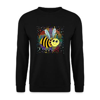 Insecte - Sweat-shirt Unisexe - noir - Devant - Alina (178cm) & Michal (187cm)