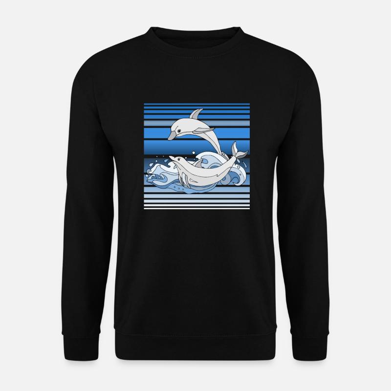 Delphine - Unisex Pullover - Schwarz