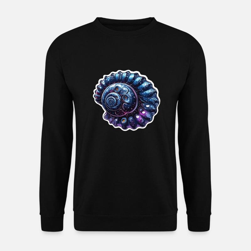 Blaubeermuschel - Unisex Pullover - Schwarz