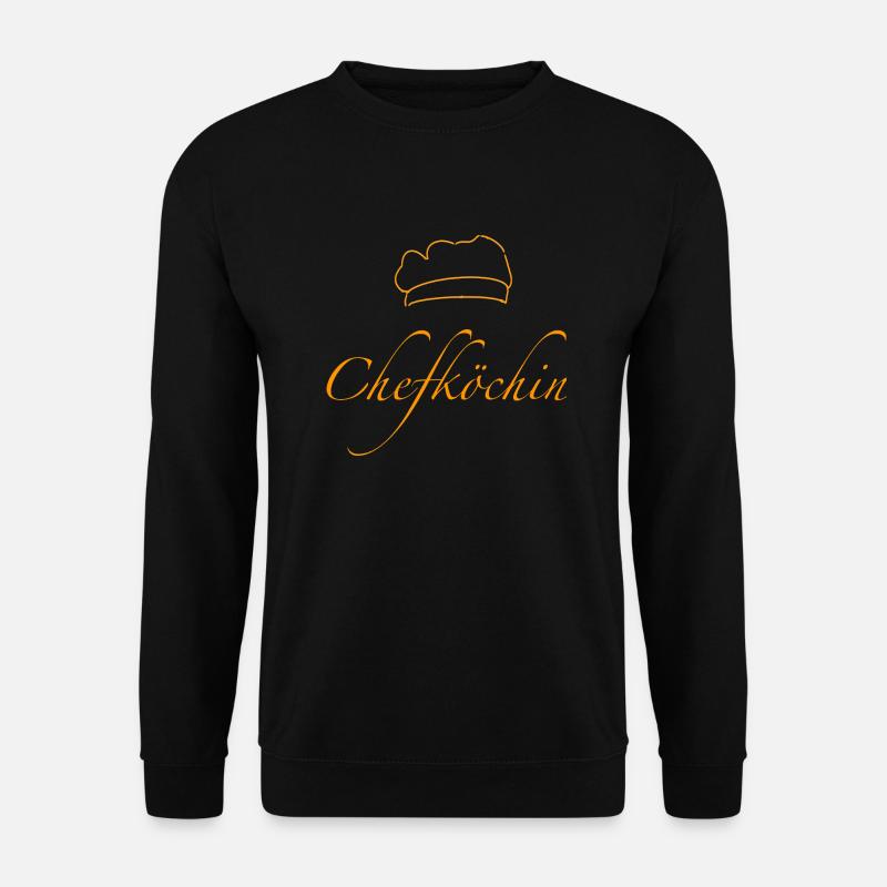 chefköchin - Unisex Pullover - Schwarz