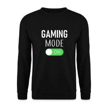 Mode de jeu activé - Gamer - Gamergirl - Sweat-shirt Unisexe - noir - Devant - Alina (178cm) & Michal (187cm)