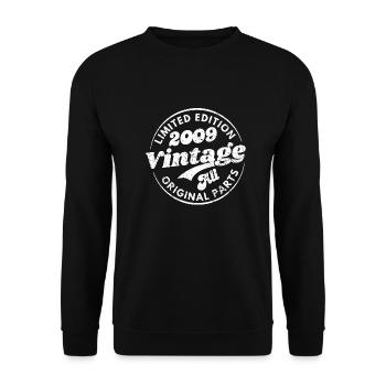 Limited edition 2009 vintage all original parts - Sweat-shirt Unisexe - noir - Devant - Alina (178cm) & Michal (187cm)