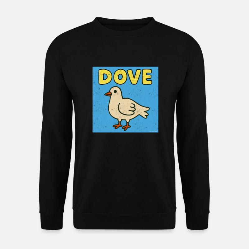 Dove - Frieden raus - Unisex Pullover - Schwarz
