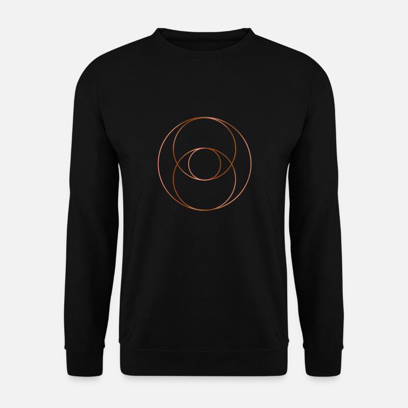 Vesica Piscis - Copper Version - Unisex Sweatshirt - black