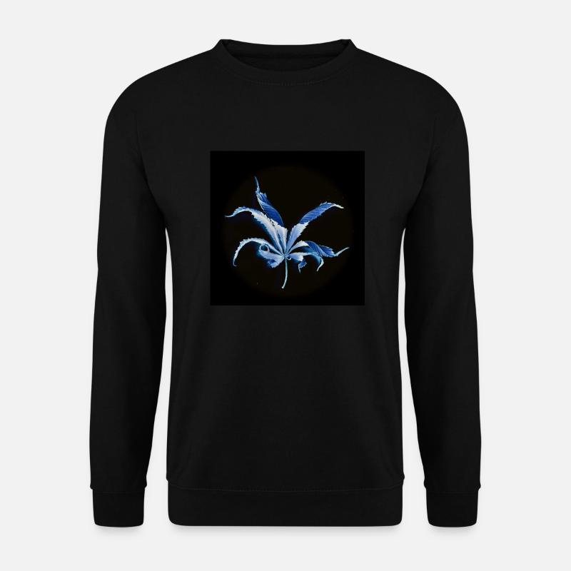Curled leaf, inverted - Unisex Sweatshirt - black