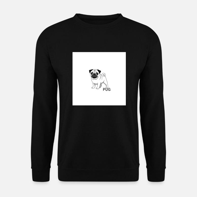 Der Mops - Unisex Pullover - Schwarz