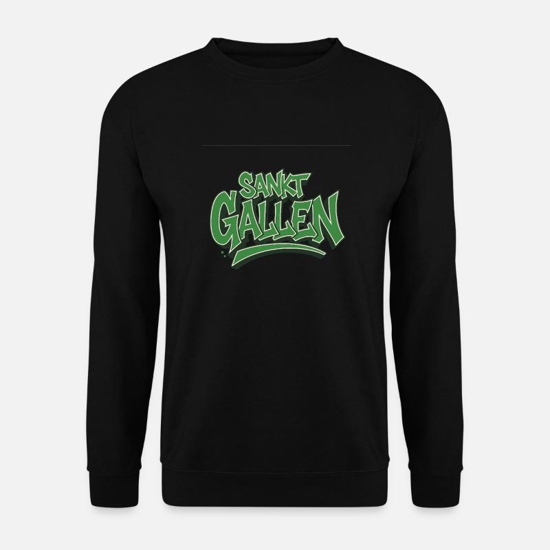 Sankt Gallen Graffiti - Unisex Pullover - Schwarz