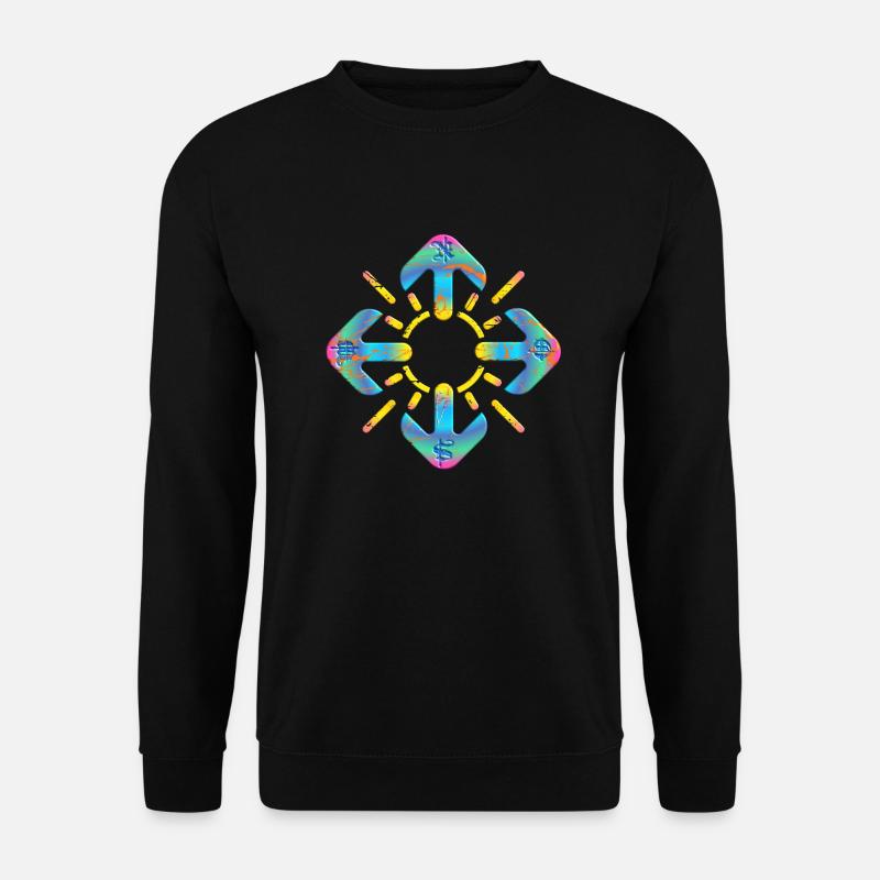 Kompass - Unisex Pullover - Schwarz