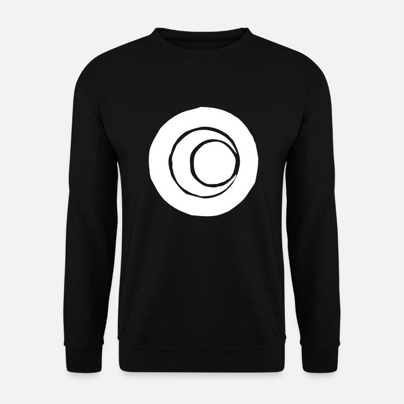 Circles Art... Vector graphic - Unisex Sweatshirt - black