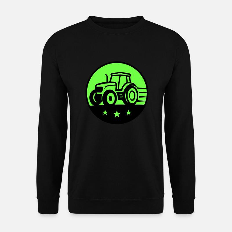 Traktor Farmer - Unisex Pullover - Schwarz