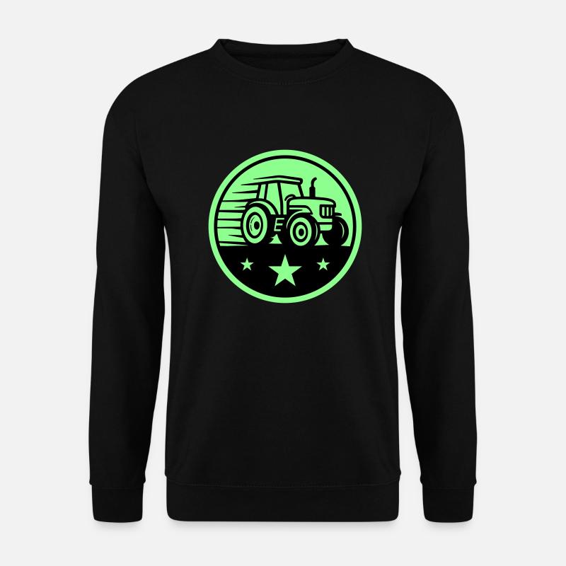 Traktor Farmer - Unisex Pullover - Schwarz