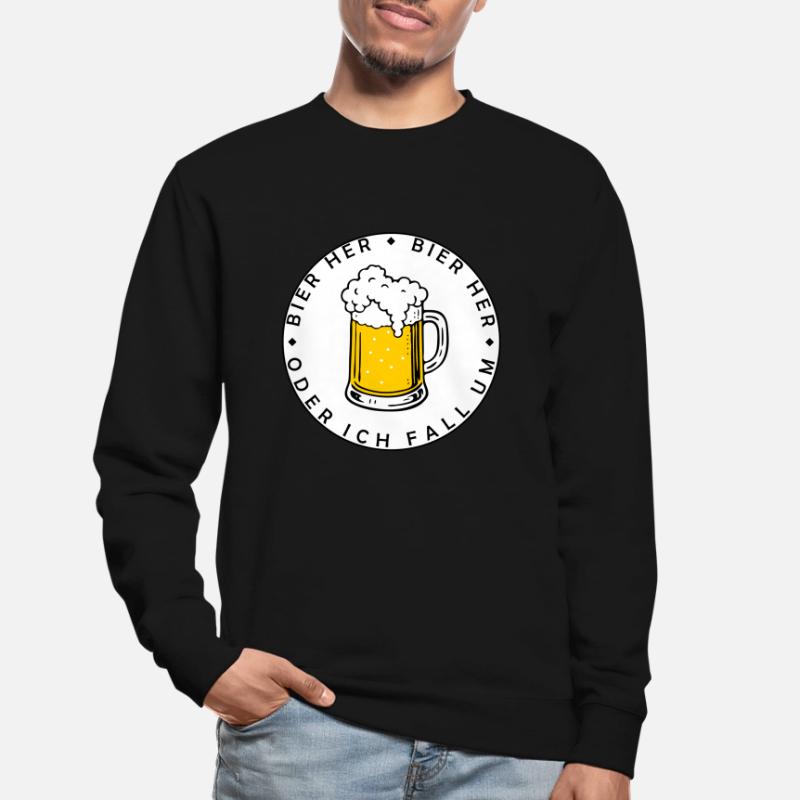 Bees here - Oder ich fall um! Unisex Sweatshirt