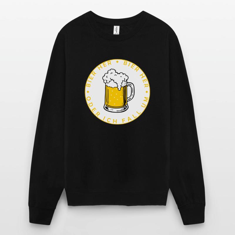 Bees here - Oder ich fall um! Unisex Sweatshirt