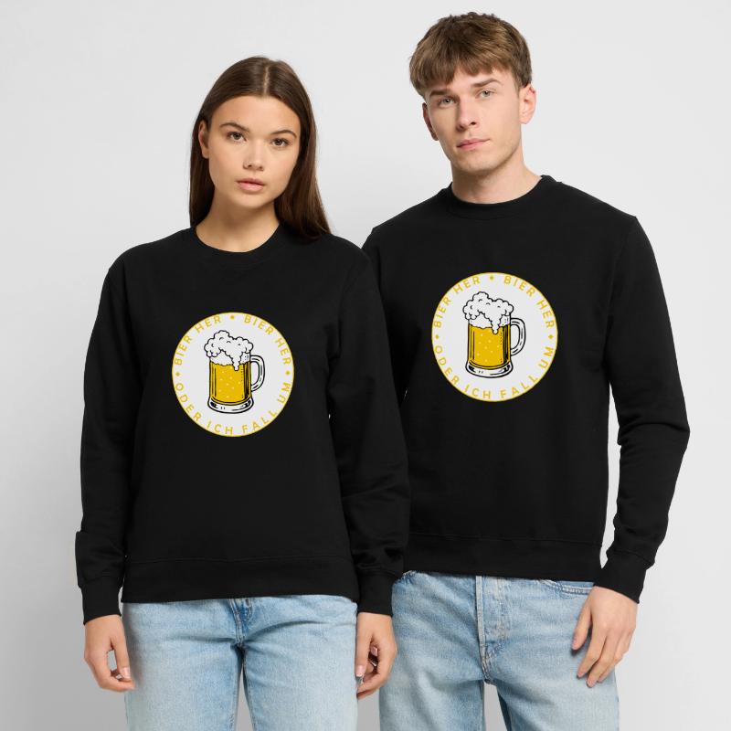 Bees here - Oder ich fall um! Unisex Sweatshirt