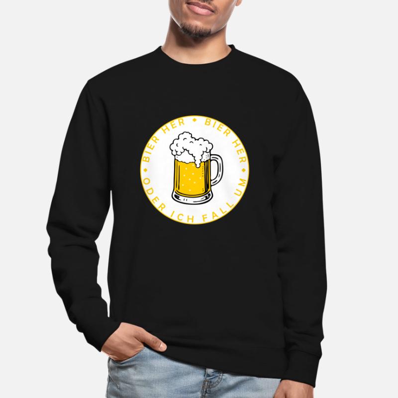 Bees here - Oder ich fall um! Unisex Sweatshirt