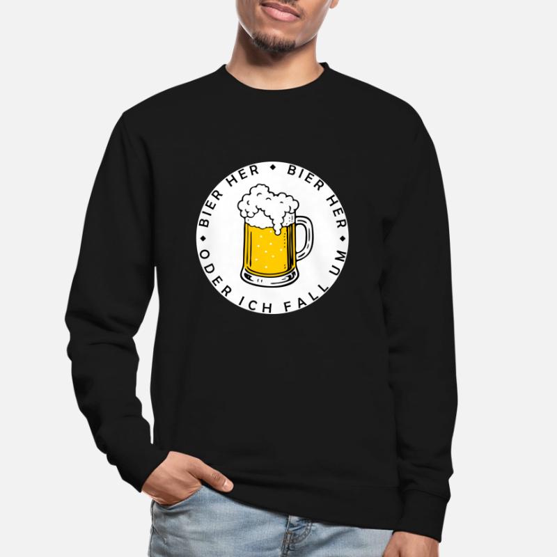 Bees here - Oder ich fall um! Unisex Sweatshirt