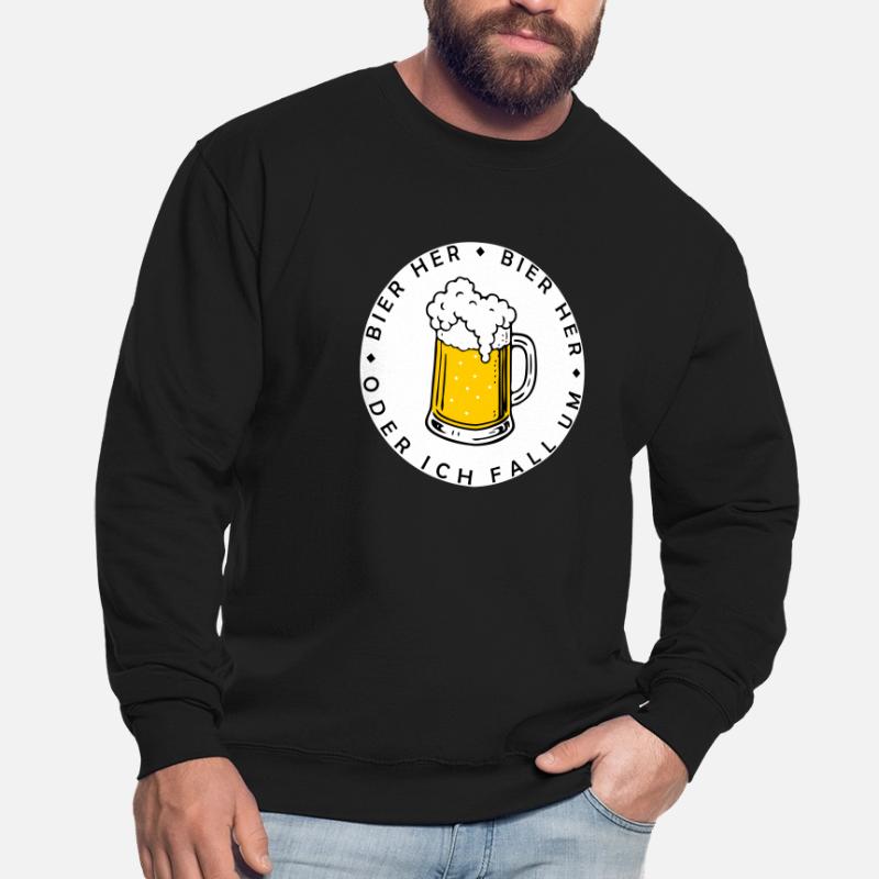 Bees here - Oder ich fall um! Unisex Sweatshirt