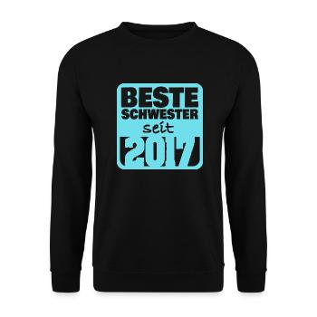 Frères et sœurs 2017 - Sweat-shirt Unisexe - noir - Devant - Alina (178cm) & Michal (187cm)
