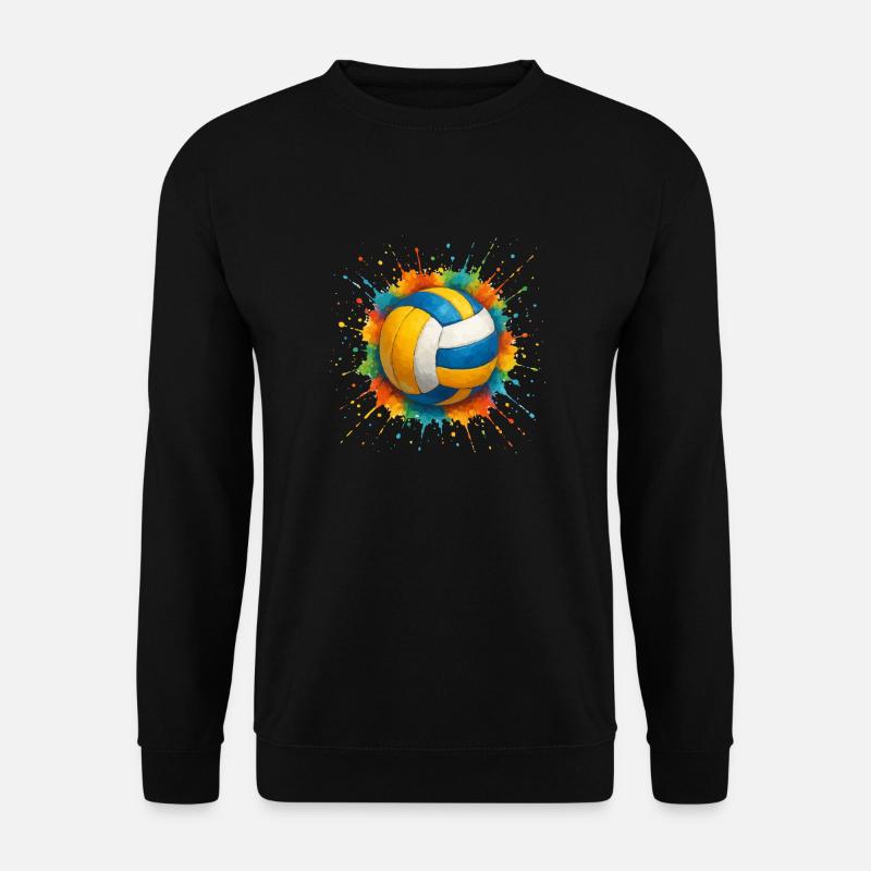 Blobs de handball de volley-ball - Sweat-shirt Unisexe - noir