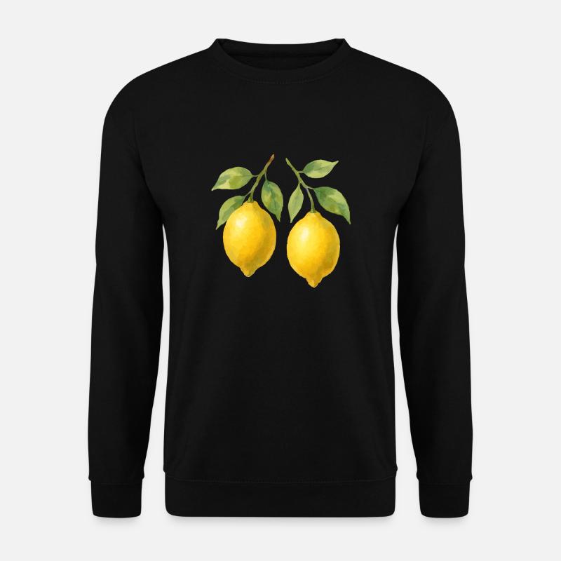 zitronen - Unisex Pullover - Schwarz