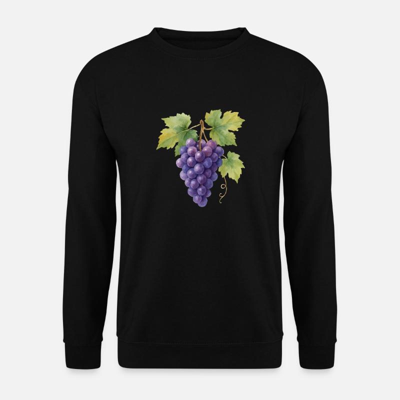 weintrauben - Unisex Pullover - Schwarz