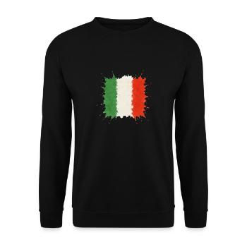 Blobs en Italie - Sweat-shirt Unisexe - noir - Devant - Alina (178cm) & Michal (187cm)