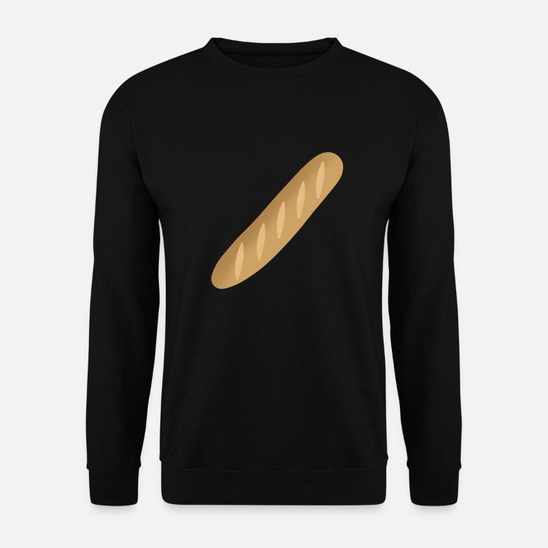 Baguette - Unisex Pullover - Schwarz