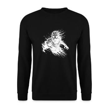 Wild Zombie Halloween Monstre Fantôme - Sweat-shirt Unisexe - noir - Devant - Alina (178cm) & Michal (187cm)
