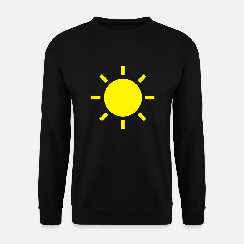 Wetter-Symbol - so - Unisex Pullover - Schwarz