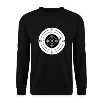 target - Unisex Sweatshirt - black - Front - Alina (178cm) & Michal (187cm)