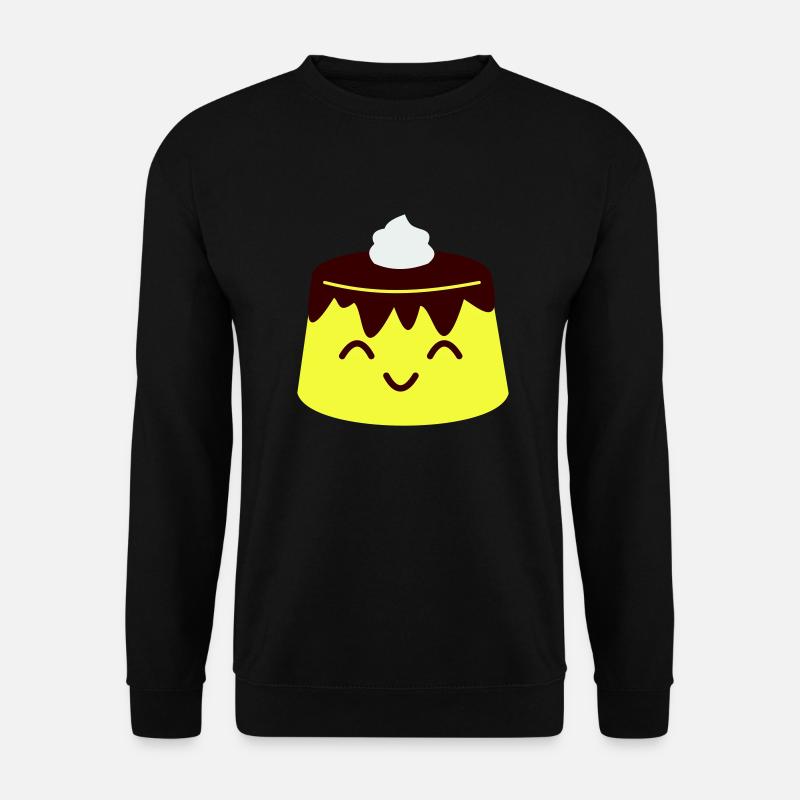 Sanshoku - Purin - Unisex Pullover - Schwarz