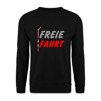 Voyage gratuit - Sweat-shirt Unisexe - noir - Devant - Alina (178cm) & Michal (187cm)