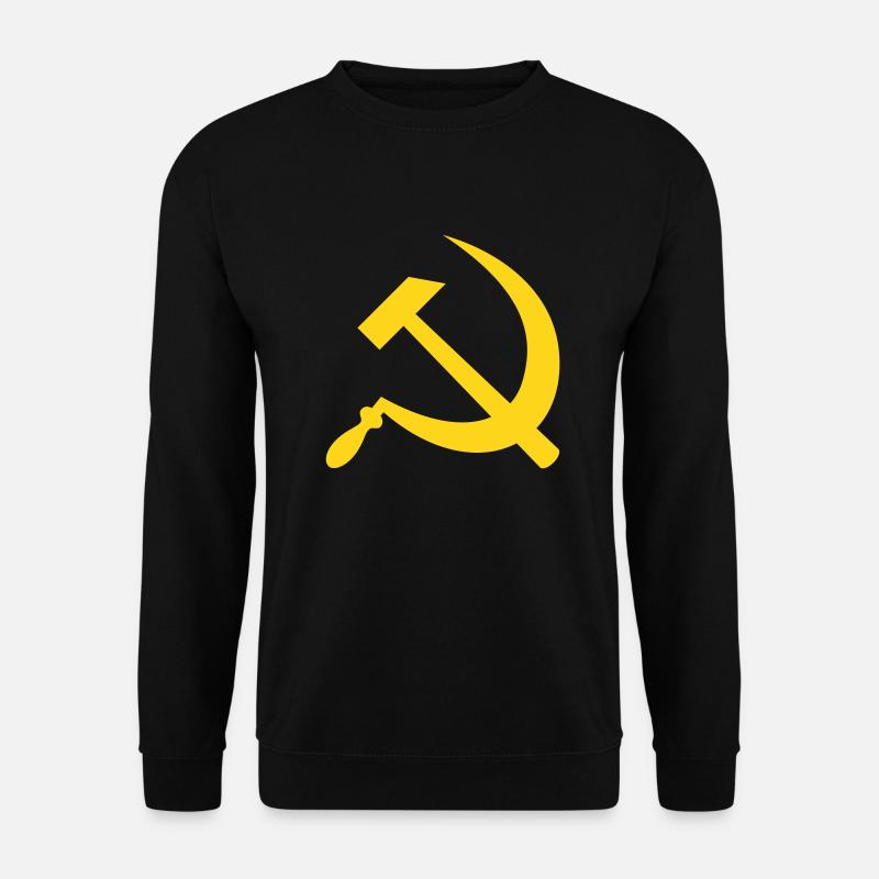 hammer and sickle / Hammer & Sichel - Unisex Pullover - Schwarz