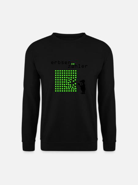 Erbsenzähler - Unisex Pullover - Schwarz