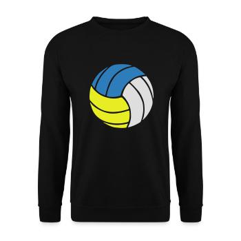 Volley-ball, volley-ball de plage - Sweat-shirt Unisexe - noir - Devant - Alina (178cm) & Michal (187cm)