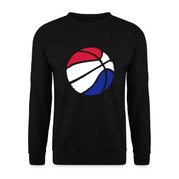 Basket-ball Basketball Basket - Sweat-shirt Unisexe - noir - Devant - Alina (178cm) & Michal (187cm)