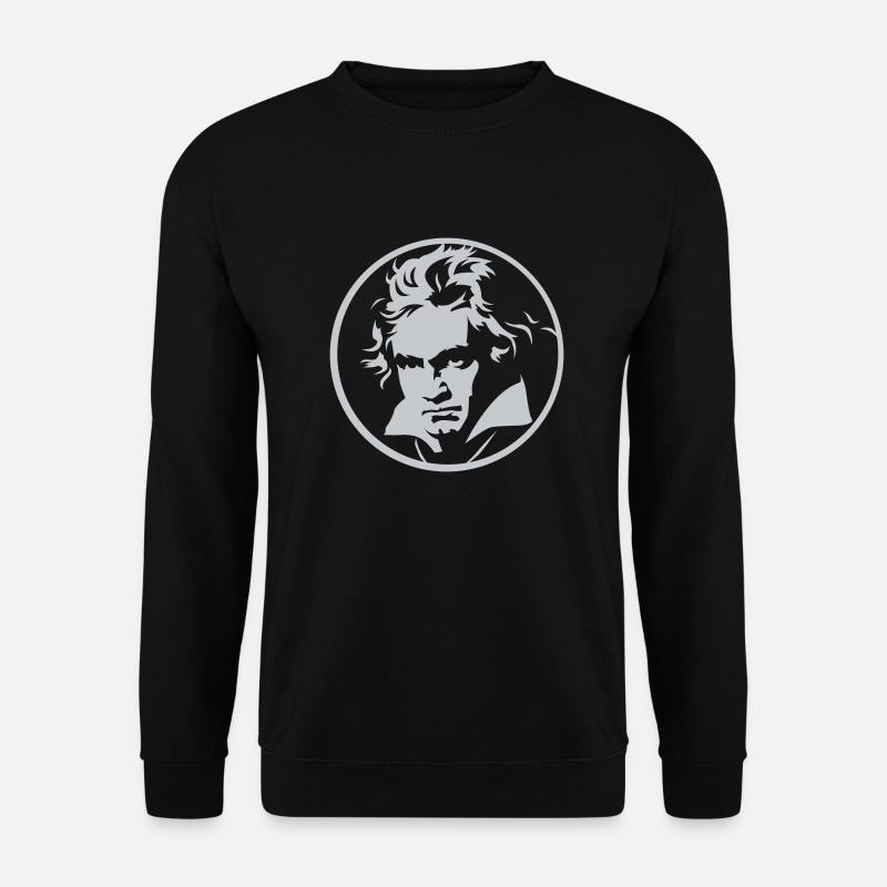Roll over Beethoven (negative) - Unisex Sweatshirt - black