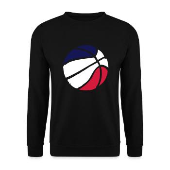 Basket-ball Basketball Basket - Sweat-shirt Unisexe - noir - Devant - Alina (178cm) & Michal (187cm)