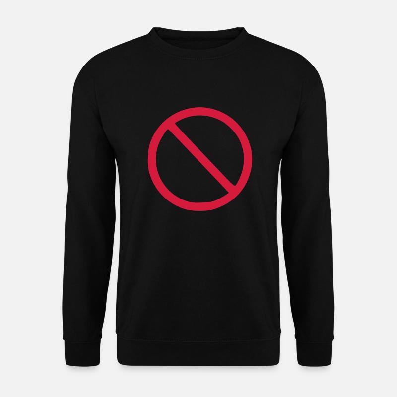 Stopp - Unisex Pullover - Schwarz