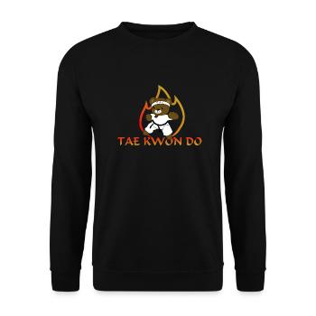 Taekwondo - Unisex Pullover - Schwarz - Vorne - Alina (178cm) & Michal (187cm)