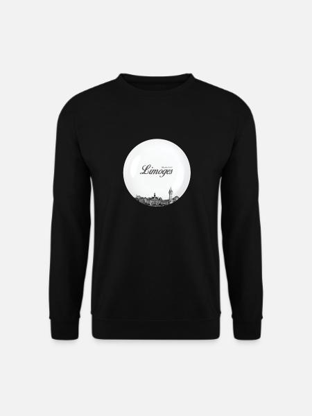 porcelaine de Limoges - Sweat-shirt Unisexe - noir