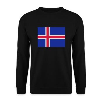 Island - Unisex Pullover - Schwarz - Vorne - Alina (178cm) & Michal (187cm)