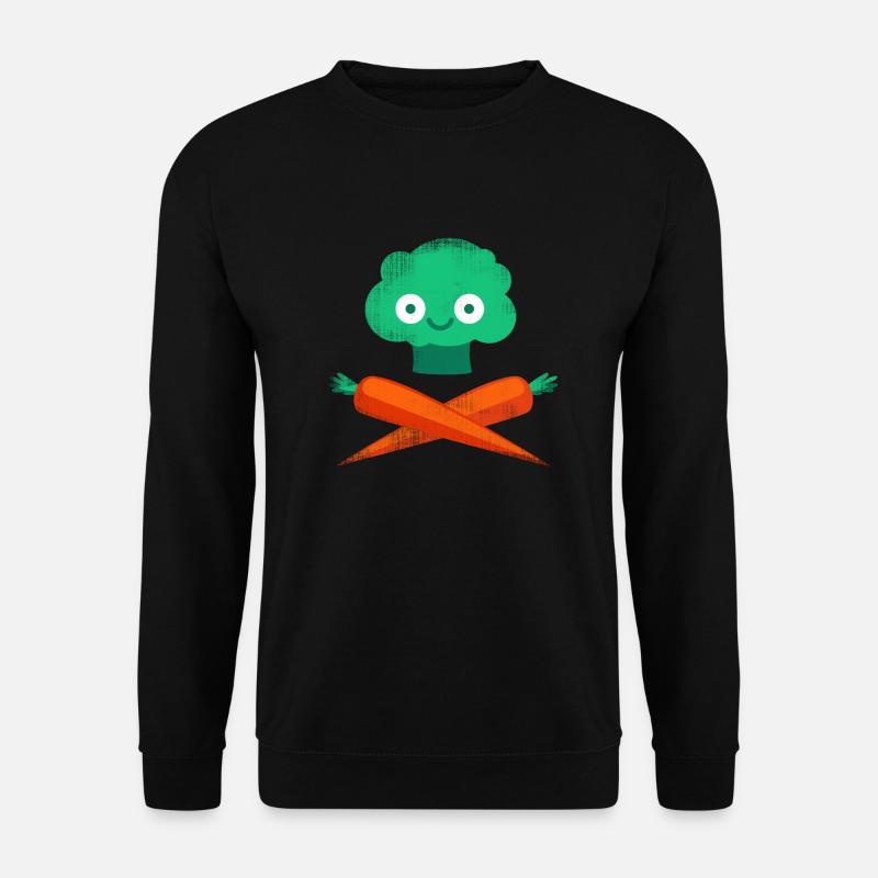 Veggie-Pirat - Unisex Pullover - Schwarz
